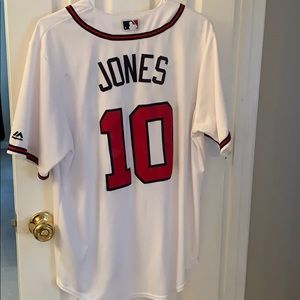 Atlanta Braves Chipper Jones Jersey Size L